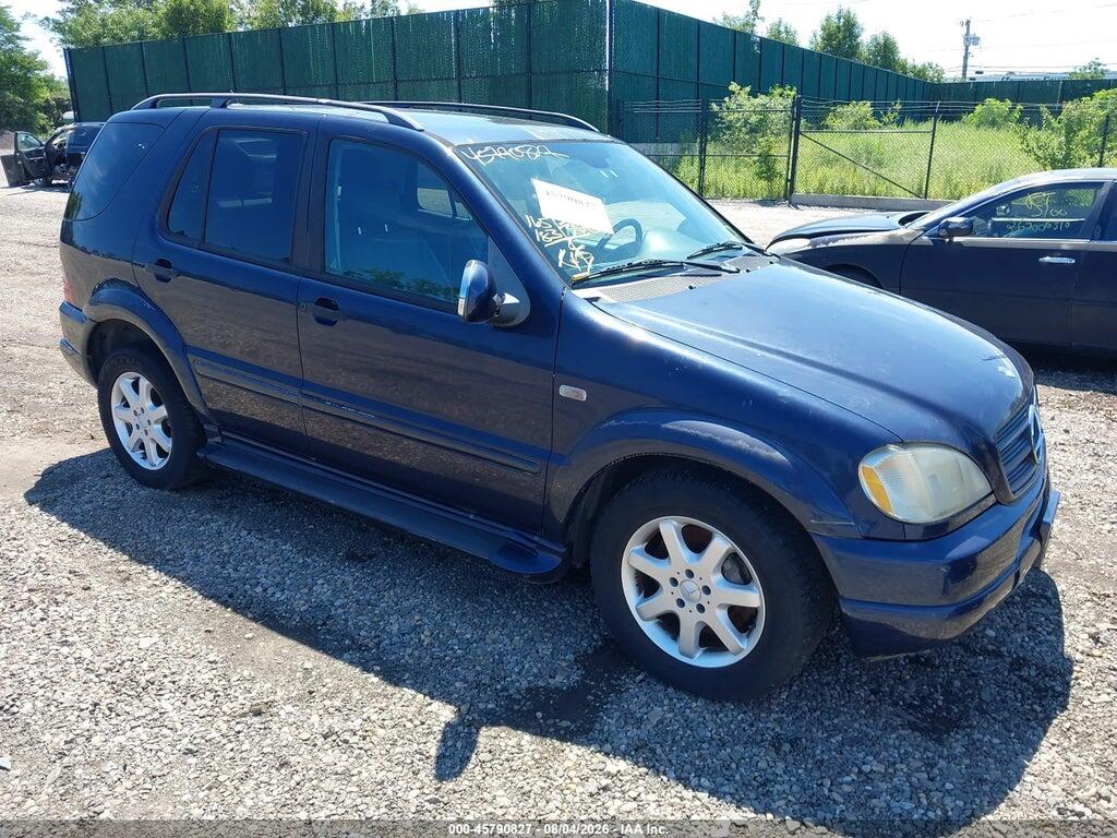2000 MERCEDES-BENZ ML 4JGAB72E3YA165770