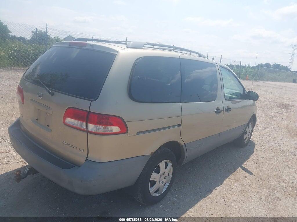 4T3ZF13C01U340098 2001 TOYOTA SIENNA photo no. 4