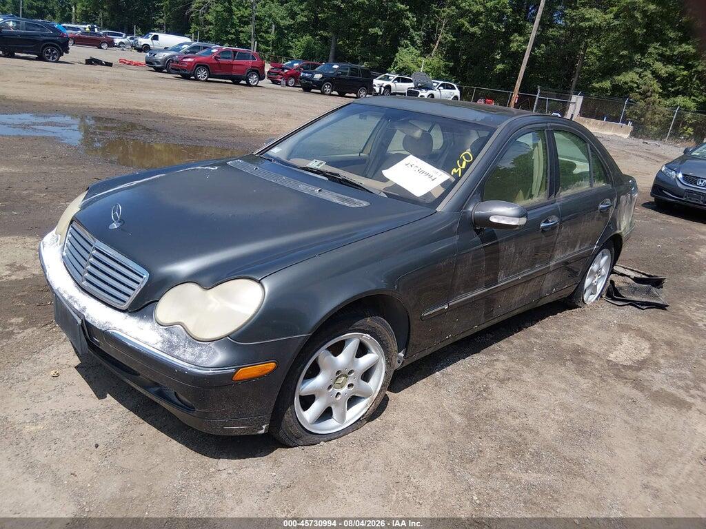 WDBRF61J71F103493 2001 MERCEDES-BENZ C 240 photo no. 2
