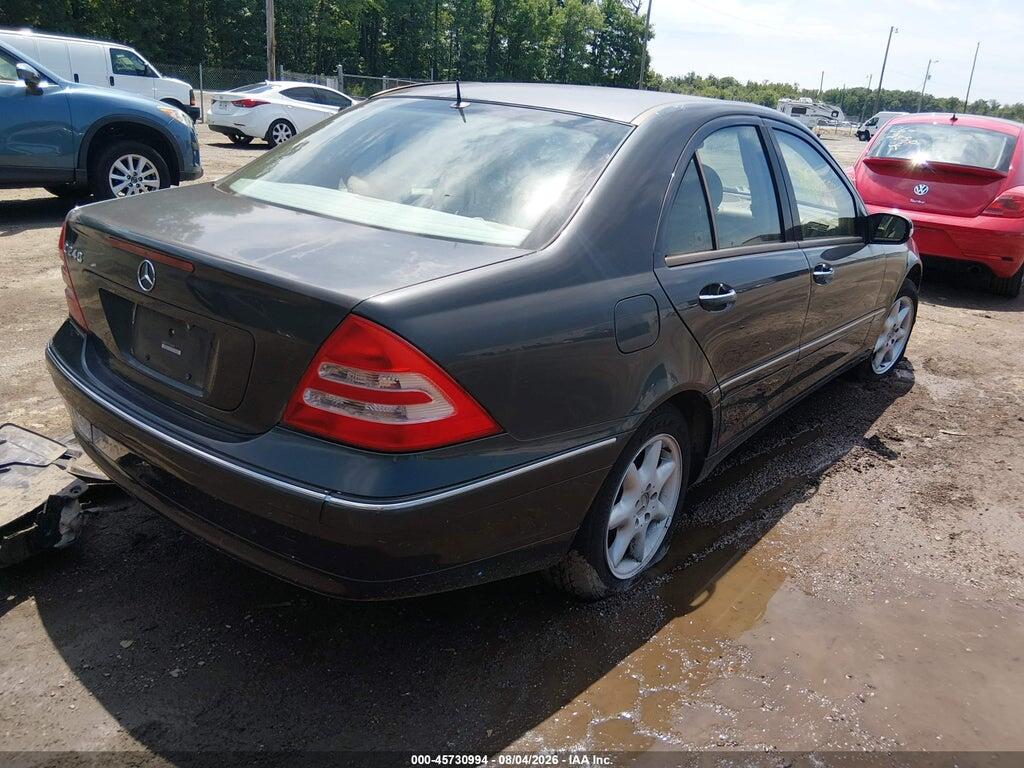 WDBRF61J71F103493 2001 MERCEDES-BENZ C 240 photo no. 4