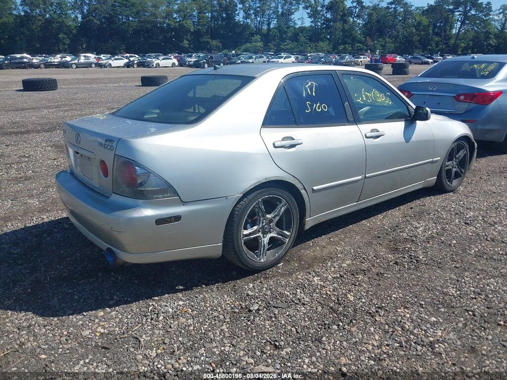 JTHBD192720034591 2002 LEXUS IS 300 photo no. 4