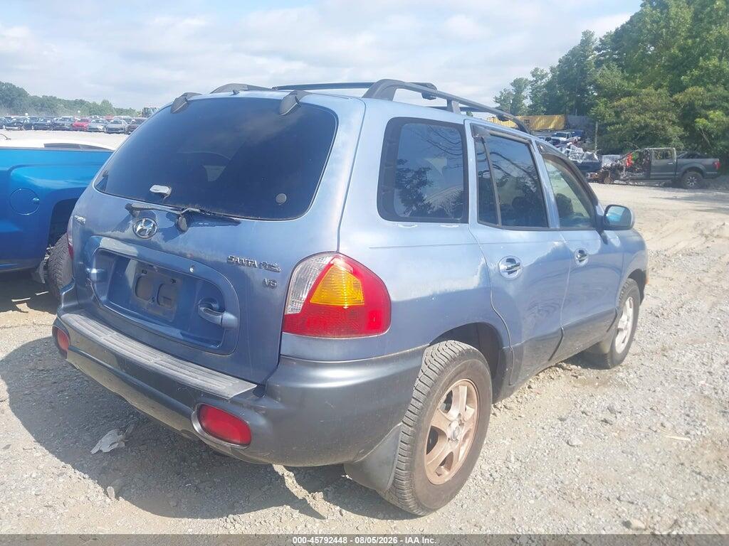KM8SC13D32U166198 2002 HYUNDAI SANTA FE photo no. 4