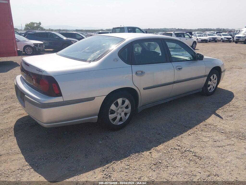 2G1WF55E229115825 2002 CHEVROLET IMPALA photo no. 4