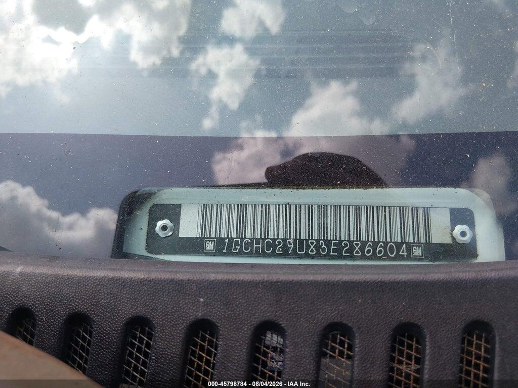 1GCHC29U83E286604 2003 CHEVROLET SILVERADO 2500HD photo no. 9