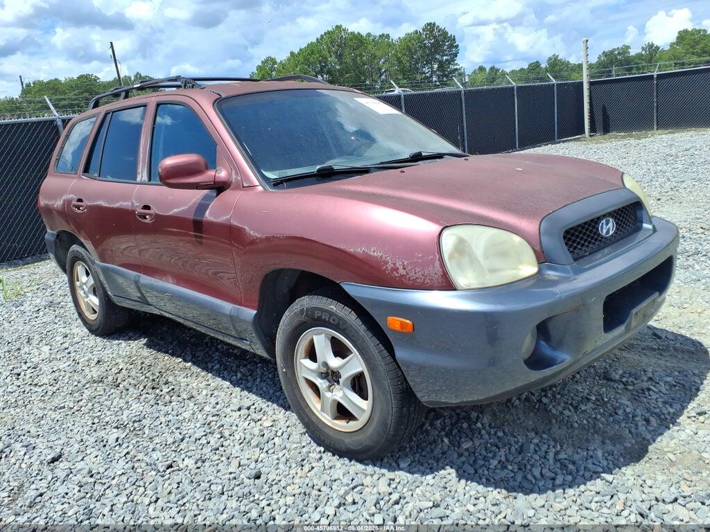KM8SC13D64U650496 2004 HYUNDAI SANTA FE photo no. 1
