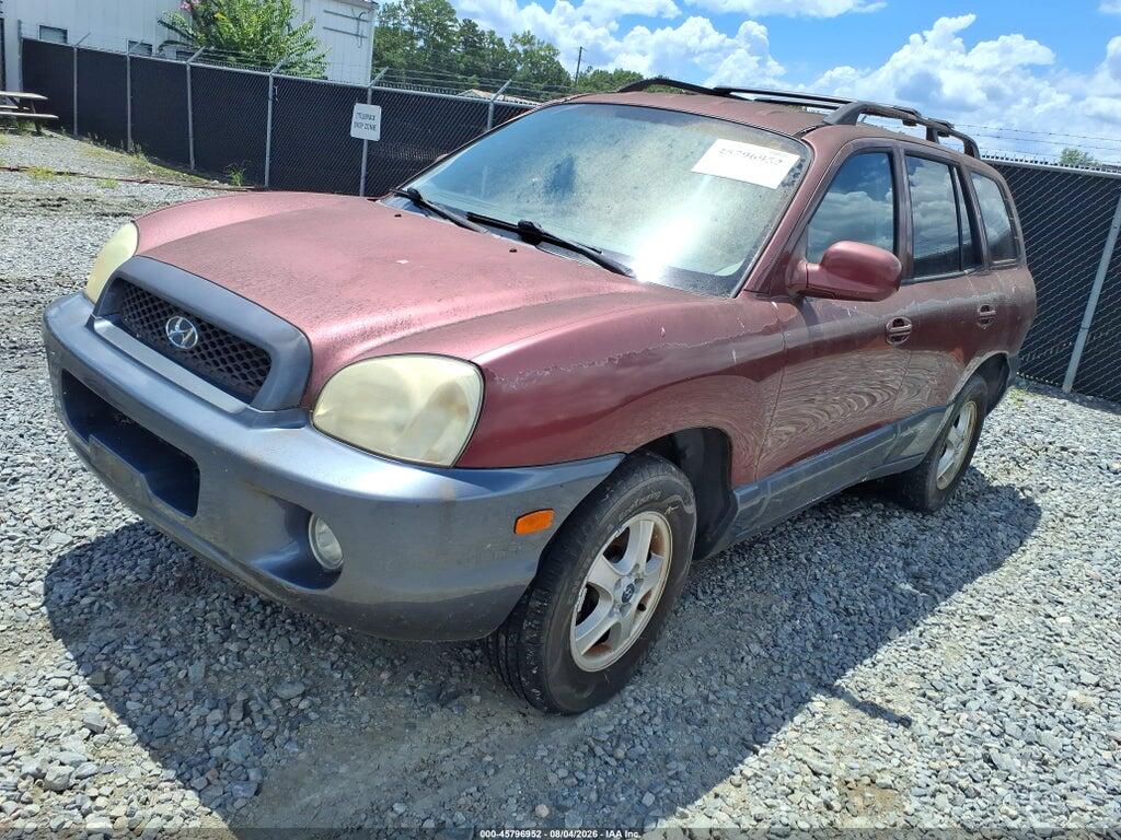 KM8SC13D64U650496 2004 HYUNDAI SANTA FE photo no. 2