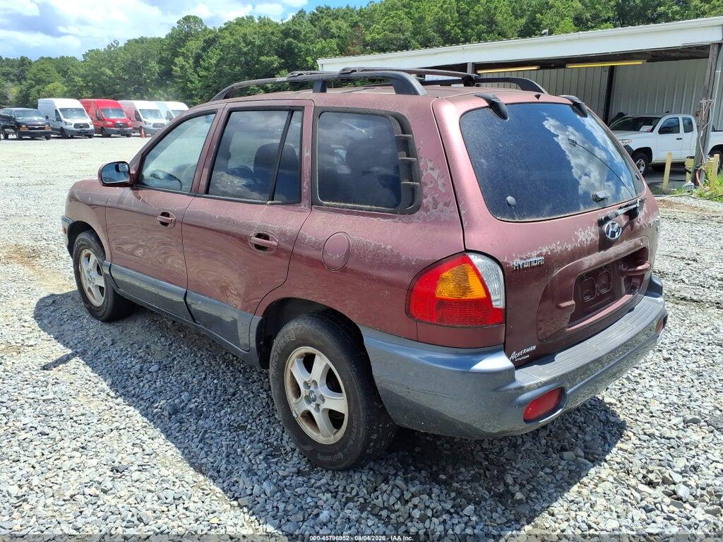 KM8SC13D64U650496 2004 HYUNDAI SANTA FE photo no. 3