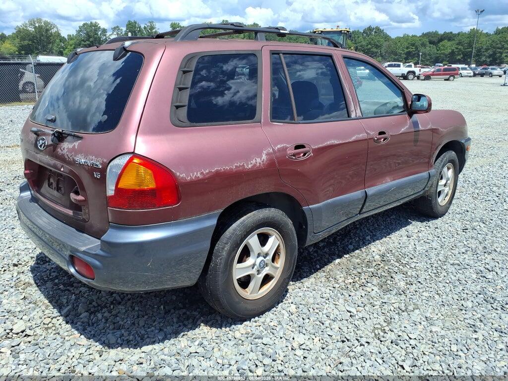 KM8SC13D64U650496 2004 HYUNDAI SANTA FE photo no. 4