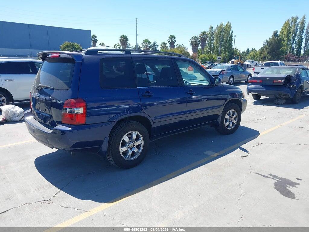 JTEDP21A340036802 2004 TOYOTA HIGHLANDER photo no. 4
