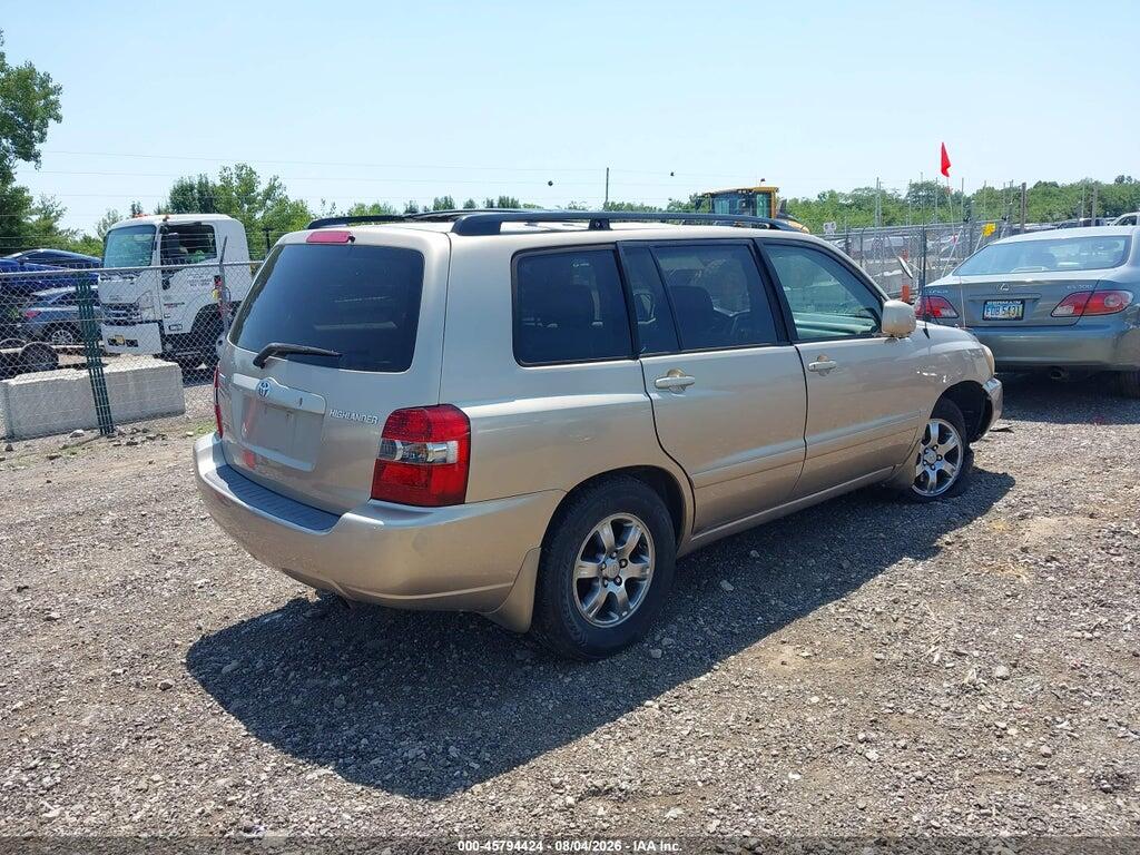 JTEDP21A340040901 2004 TOYOTA HIGHLANDER photo no. 4
