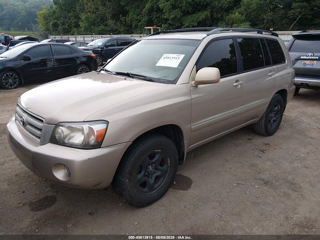 JTEDD21A950109780 2005 TOYOTA HIGHLANDER photo no. 2