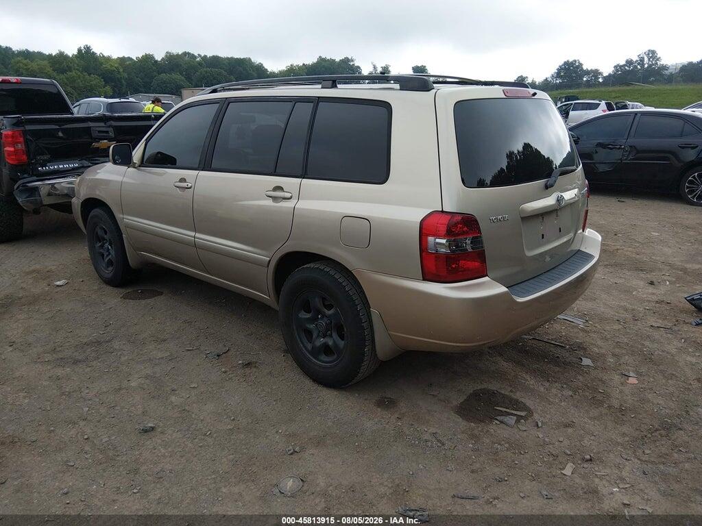 JTEDD21A950109780 2005 TOYOTA HIGHLANDER photo no. 3