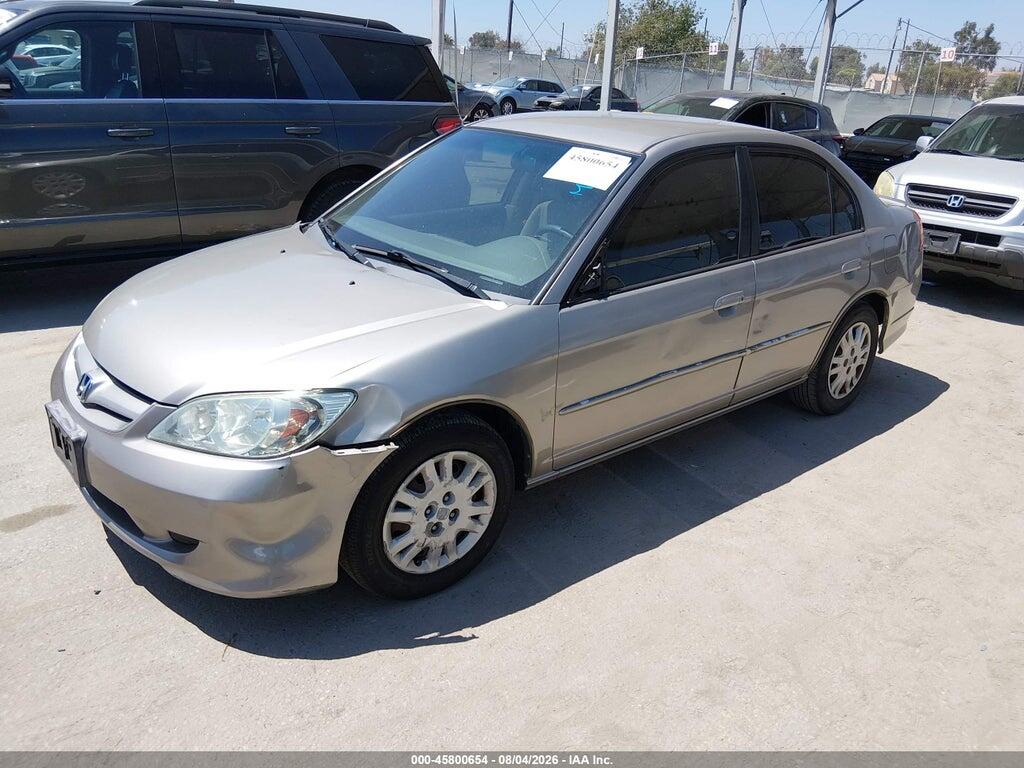 2HGES16555H602129 2005 HONDA CIVIC photo no. 2