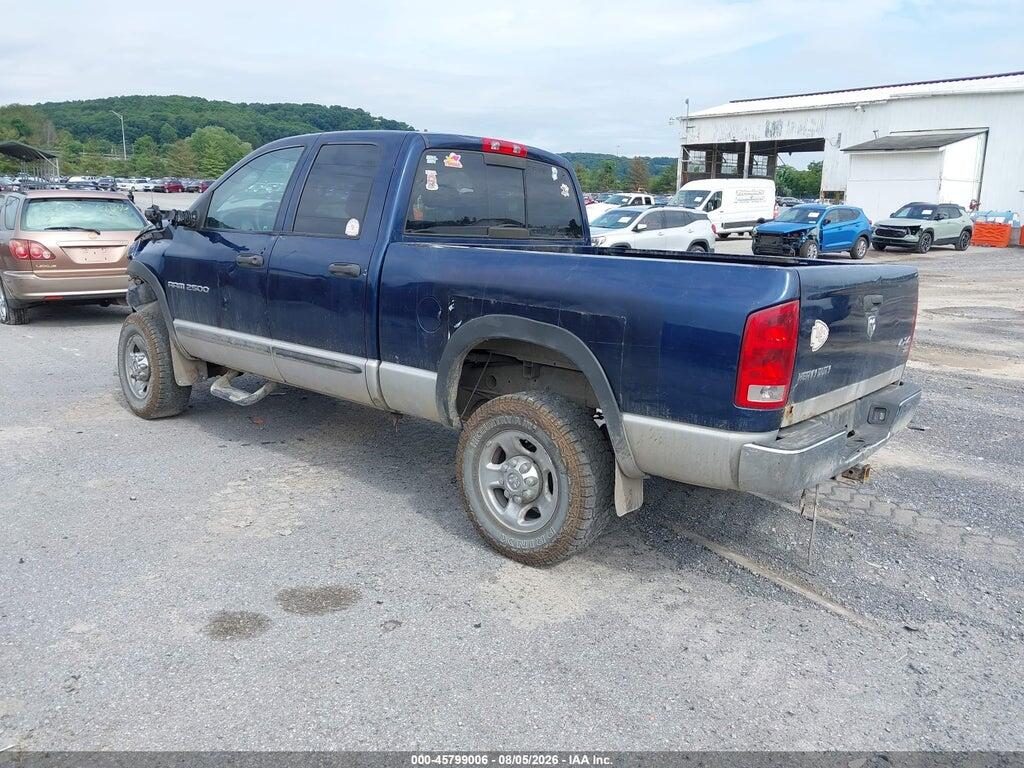 3D7KS28D35G850333 2005 DODGE RAM 2500 photo no. 3