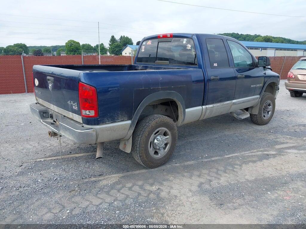 3D7KS28D35G850333 2005 DODGE RAM 2500 photo no. 4