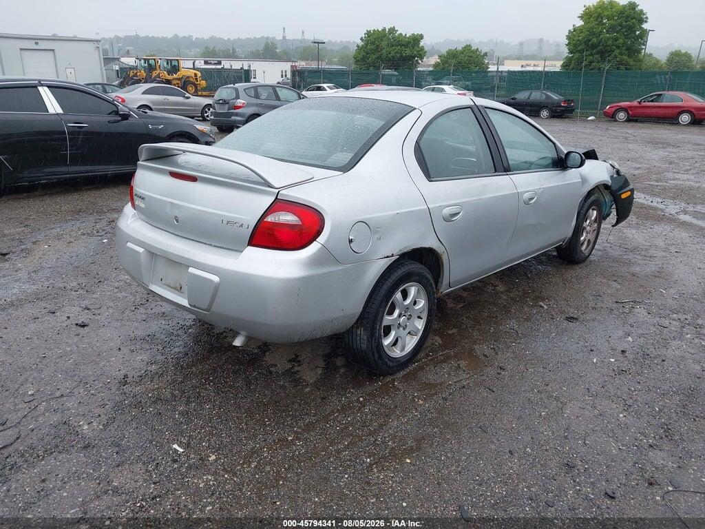 1B3ES56C85D251994 2005 DODGE NEON photo no. 4