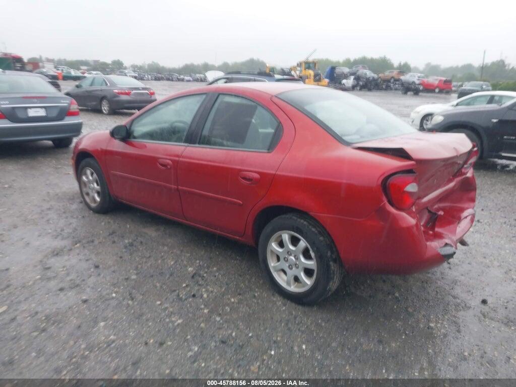 1B3ES56C65D175224 2005 DODGE NEON photo no. 3