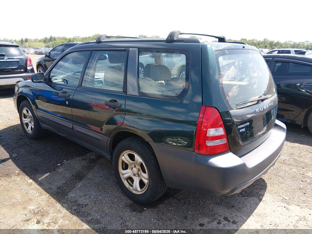 JF1SG63685H739736 2005 SUBARU FORESTER photo no. 3