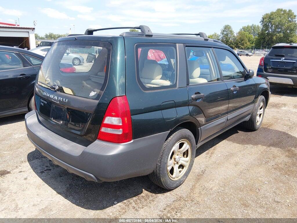 JF1SG63685H739736 2005 SUBARU FORESTER photo no. 4