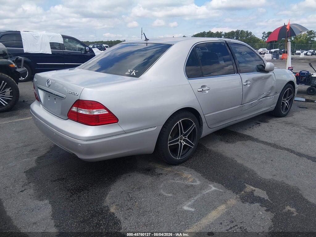 JTHBN36F455012264 2005 LEXUS LS 430 photo no. 4