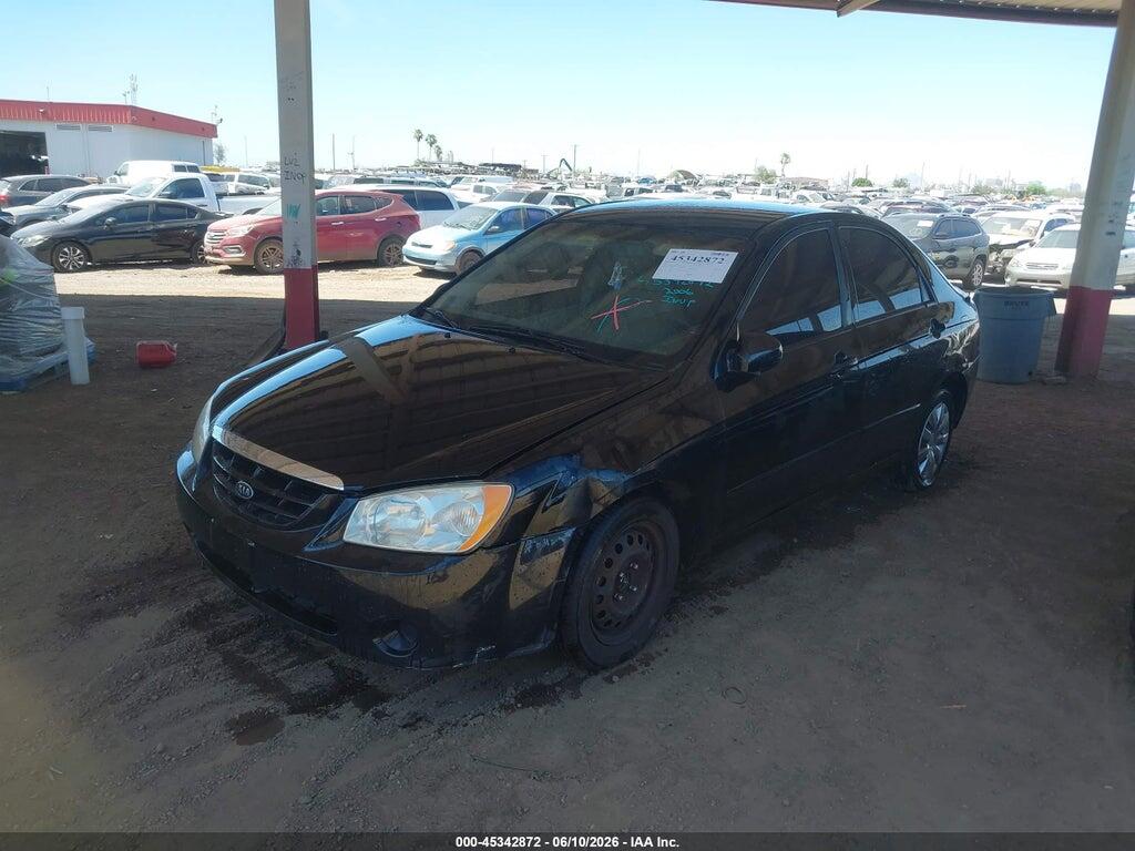 KNAFE121665321900 2006 KIA SPECTRA photo no. 2