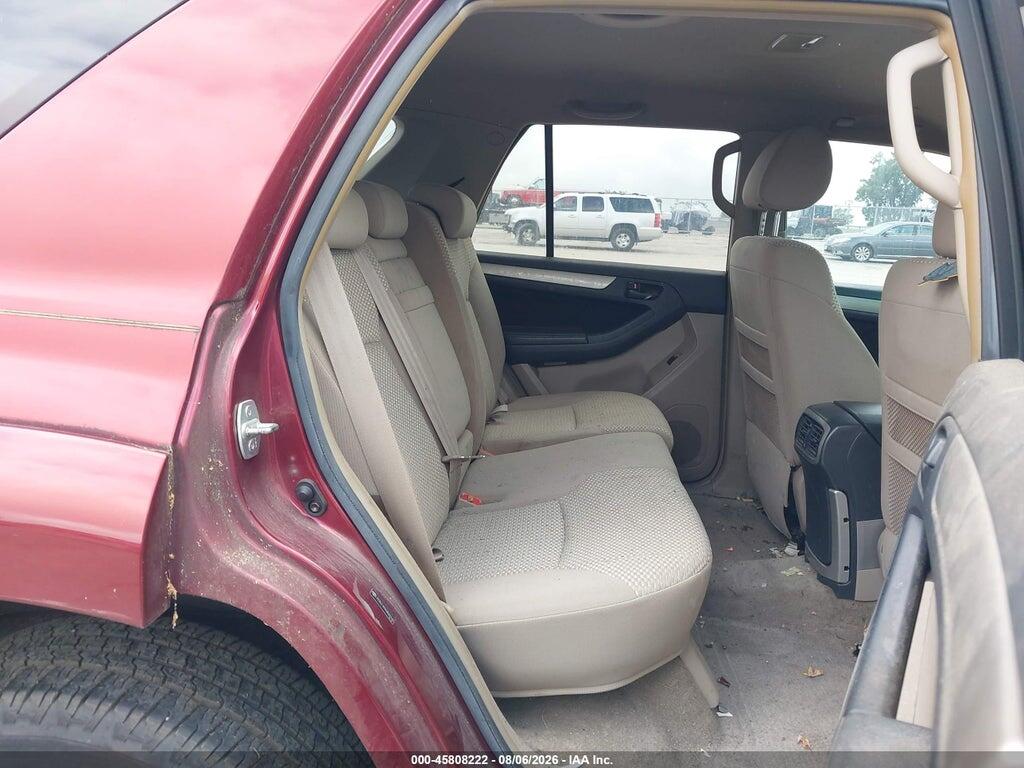 JTEBU14R968060165 2006 TOYOTA 4RUNNER photo no. 8