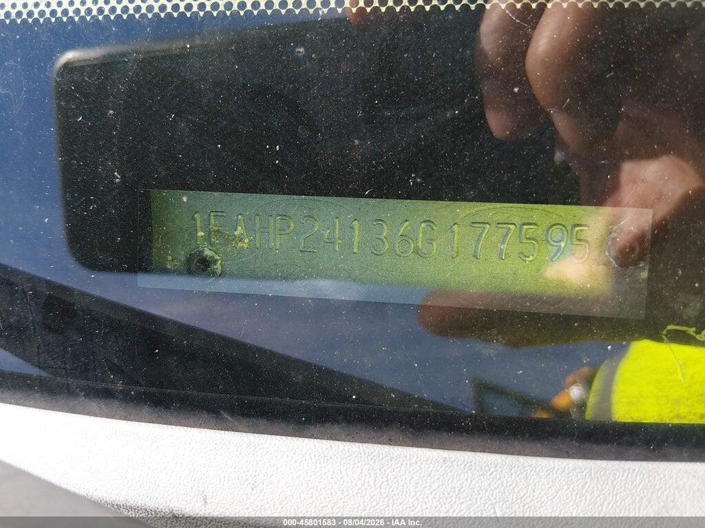 1FAHP24136G177595 2006 FORD FIVE HUNDRED photo no. 12
