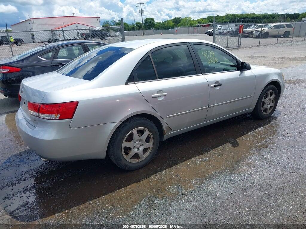 5NPEU46F46H099172 2006 HYUNDAI SONATA photo no. 4