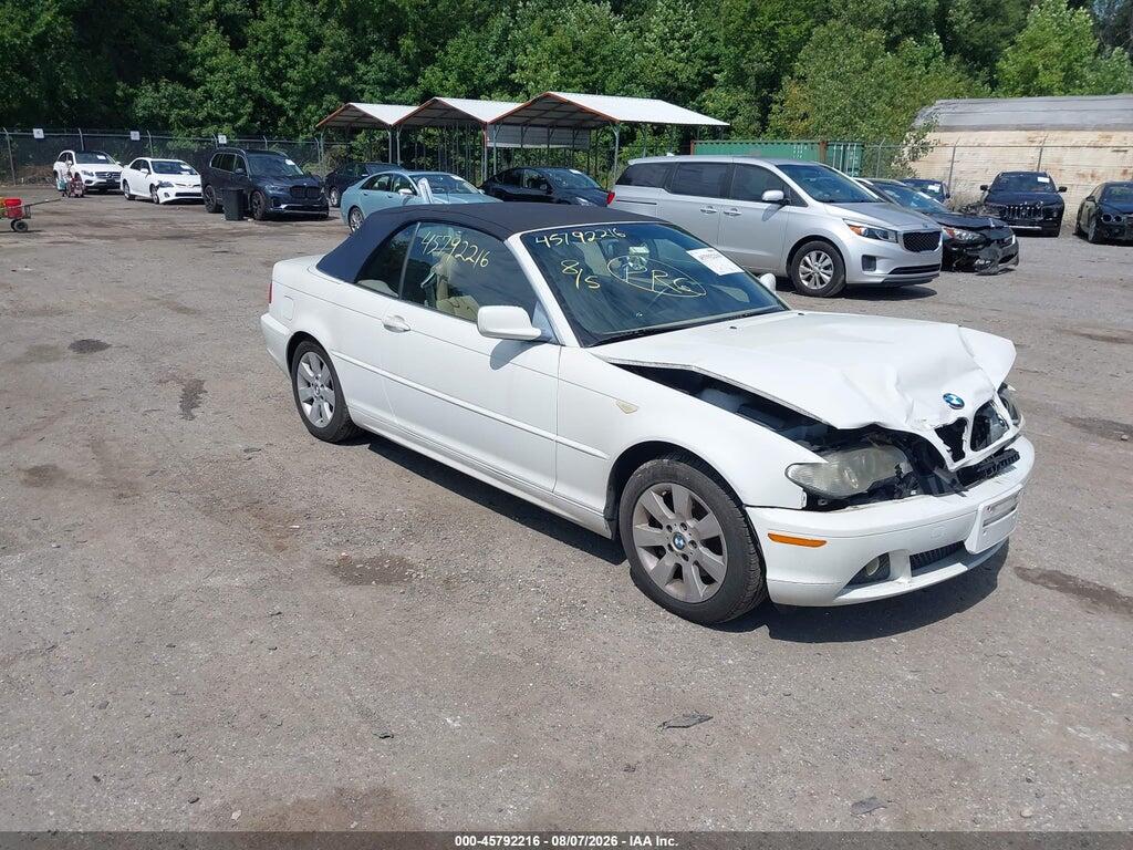 2006 BMW 325CI WBABW33416PX87626