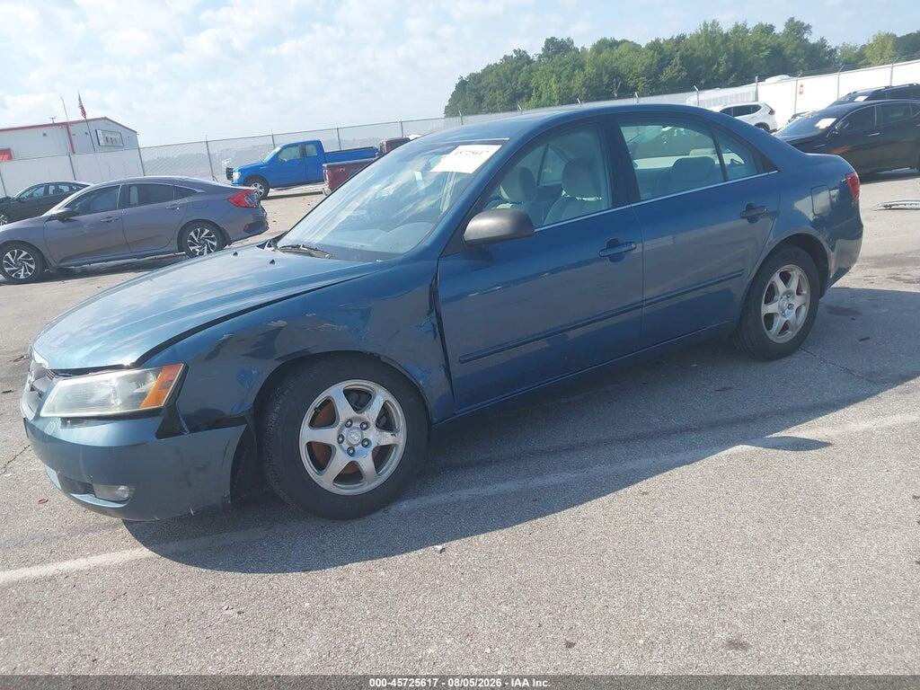 5NPEU46F06H136136 2006 HYUNDAI SONATA photo no. 2