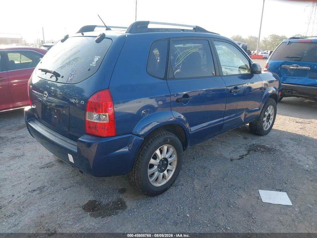 KM8JM12B37U560302 2007 HYUNDAI TUCSON photo no. 4