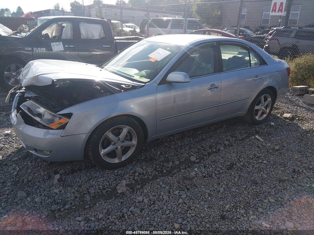 5NPEU46F97H204905 2007 HYUNDAI SONATA photo no. 2