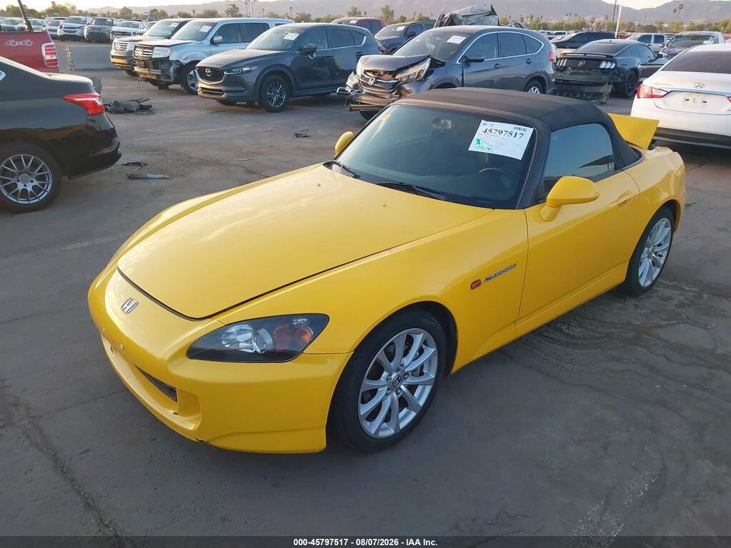 JHMAP214X7S002039 2007 HONDA S2000 photo no. 2