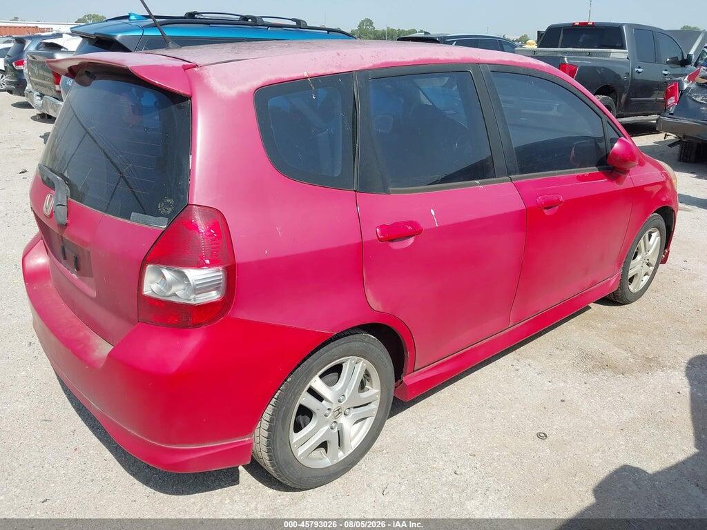 JHMGD38607S030299 2007 HONDA FIT photo no. 4