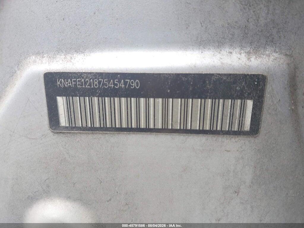 KNAFE121875454790 2007 KIA SPECTRA photo no. 9