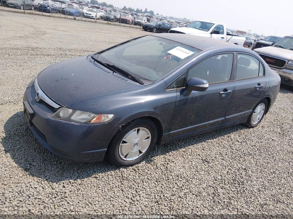 JHMFA36267S003550 2007 HONDA CIVIC HYBRID photo no. 2