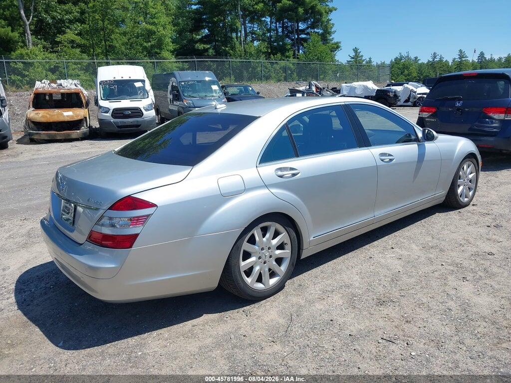 WDDNG86X97A138974 2007 MERCEDES-BENZ S 550 photo no. 4