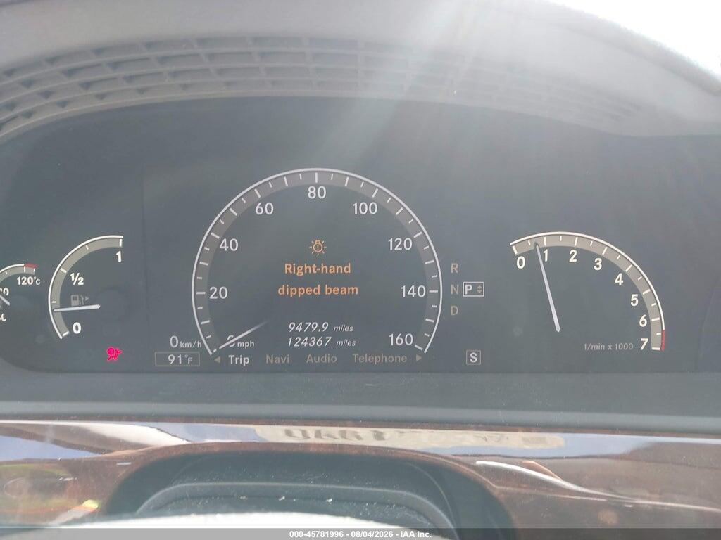 WDDNG86X97A138974 2007 MERCEDES-BENZ S 550 photo no. 7