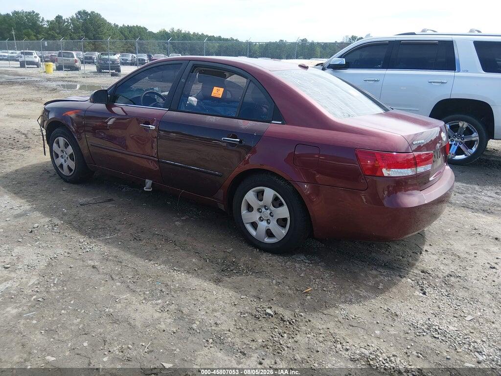 5NPET46C28H373545 2008 HYUNDAI SONATA photo no. 3