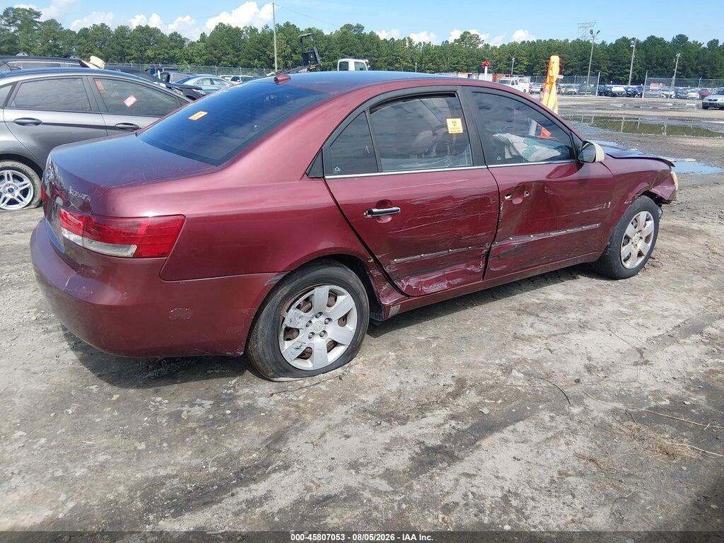 5NPET46C28H373545 2008 HYUNDAI SONATA photo no. 4