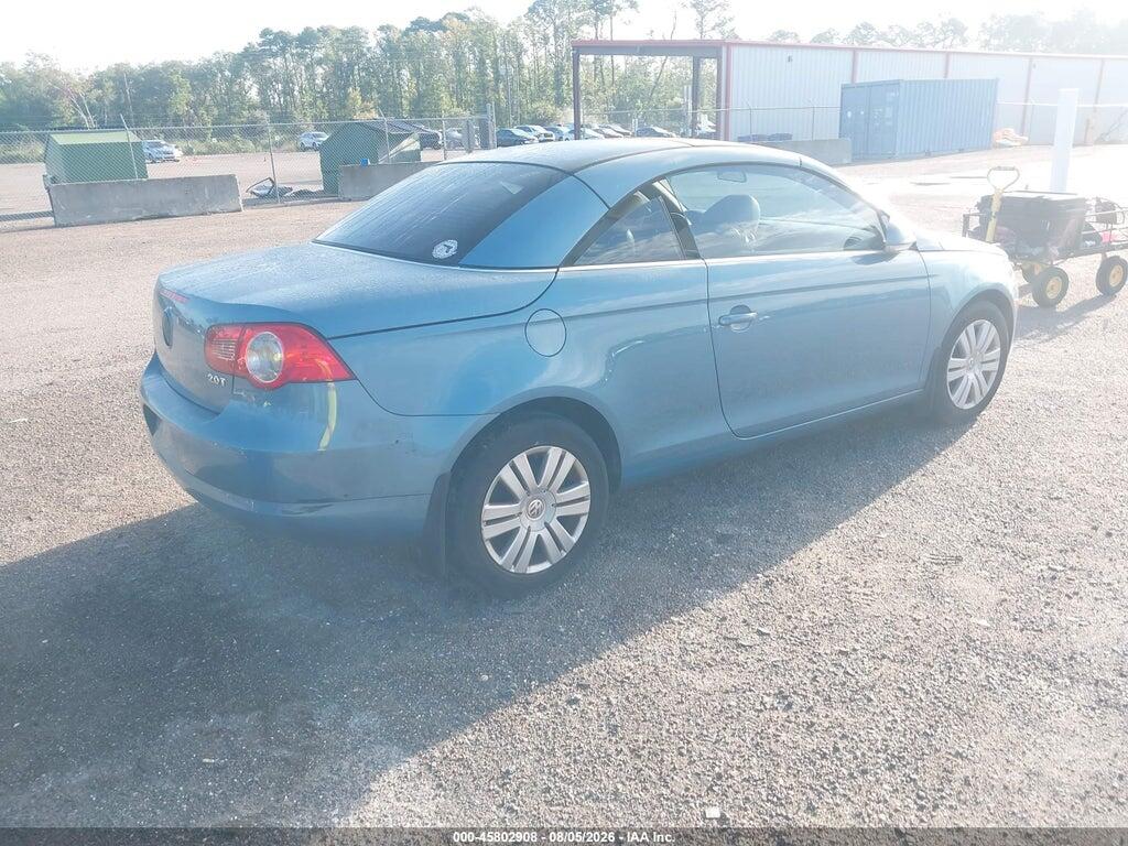 WVWBA71F38V002860 2008 VOLKSWAGEN EOS photo no. 4