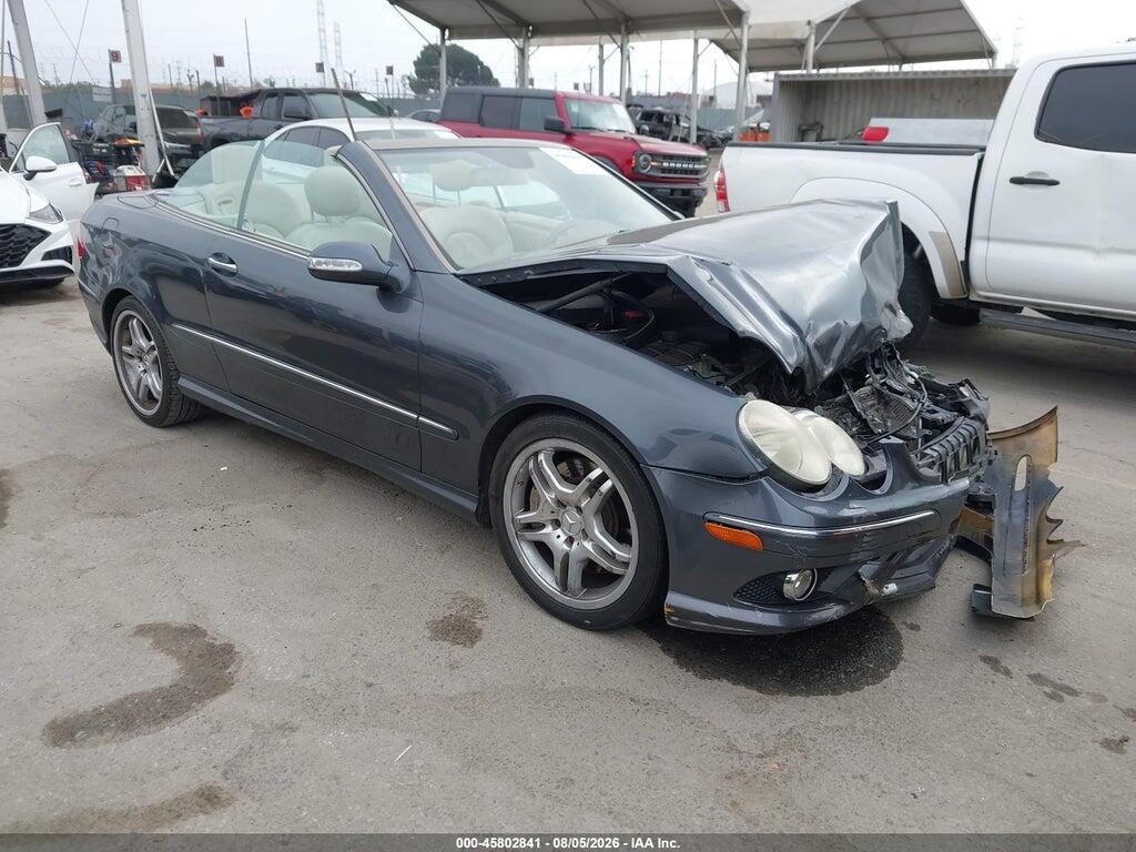 2008 MERCEDES-BENZ CLK 550 WDBTK72F18T091211