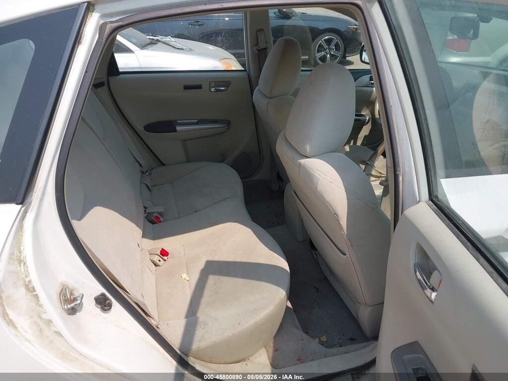 JF1GH61618G835594 2008 SUBARU IMPREZA photo no. 8