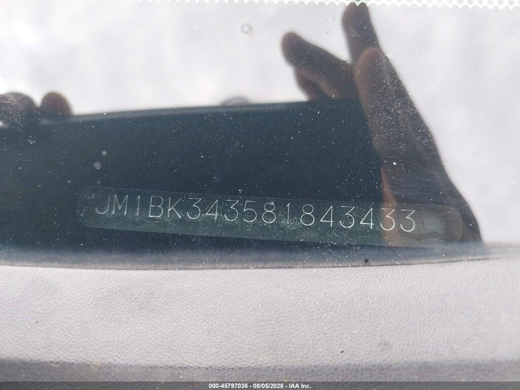JM1BK343581843433 2008 MAZDA MAZDA3 photo no. 9