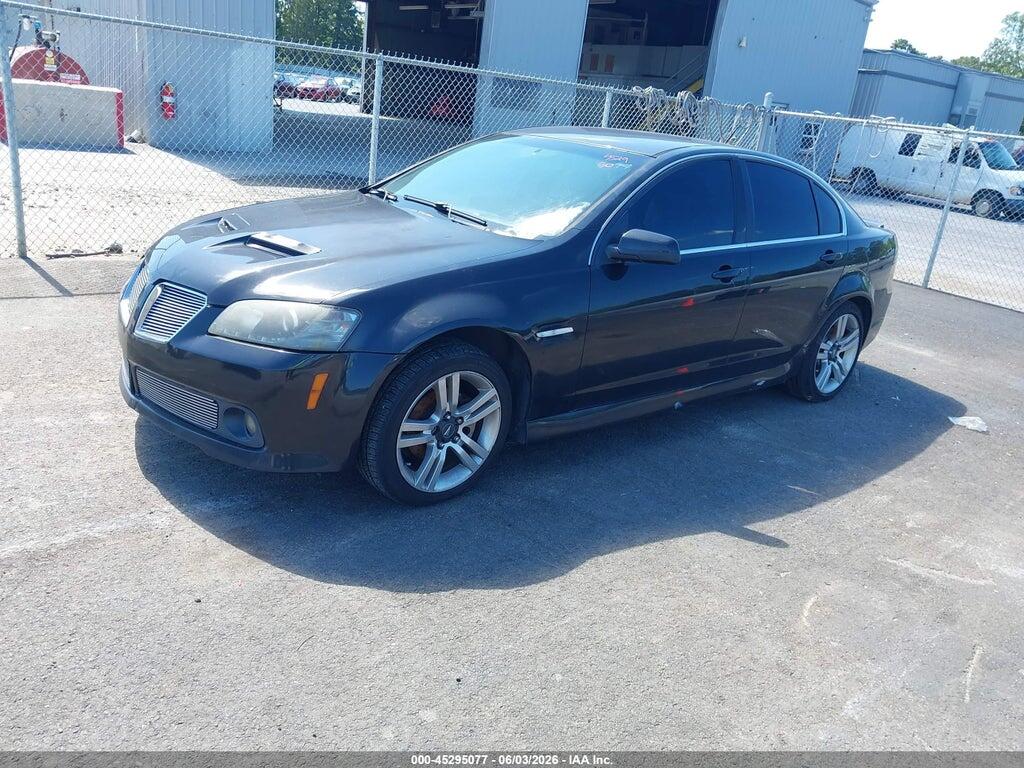 6G2ER57779L171391 2009 PONTIAC G8 photo no. 2