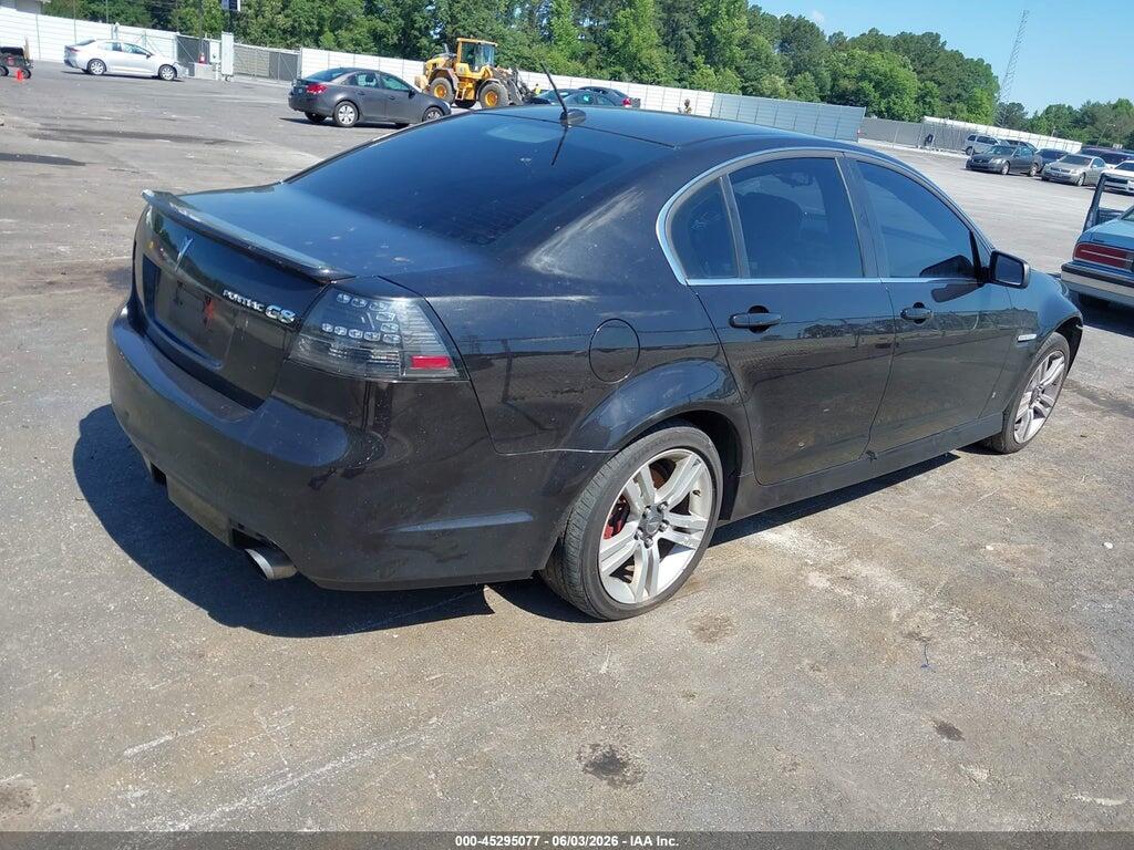 6G2ER57779L171391 2009 PONTIAC G8 photo no. 4