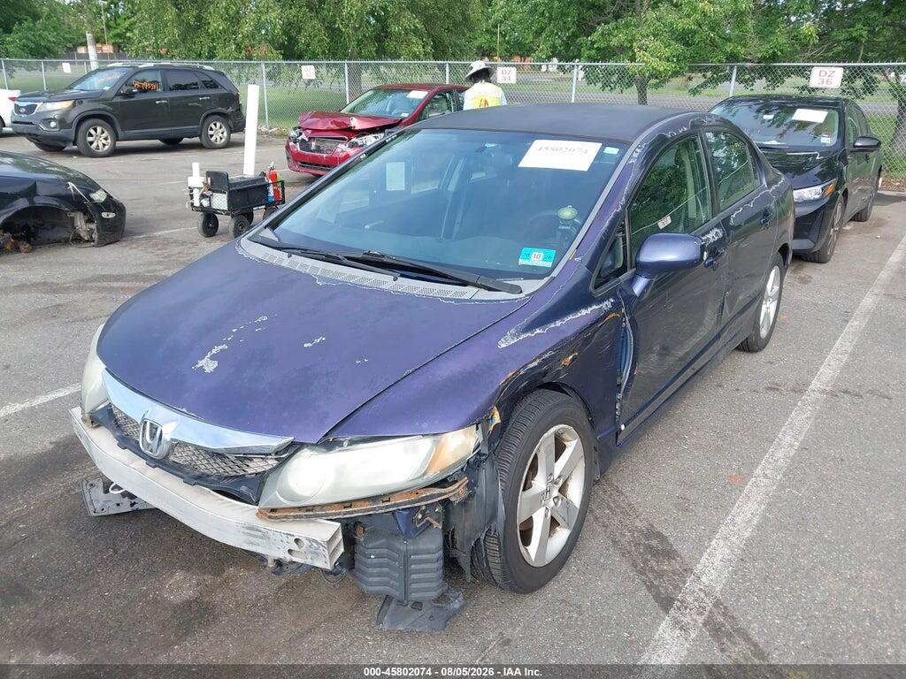 2HGFA16629H513320 2009 HONDA CIVIC photo no. 2