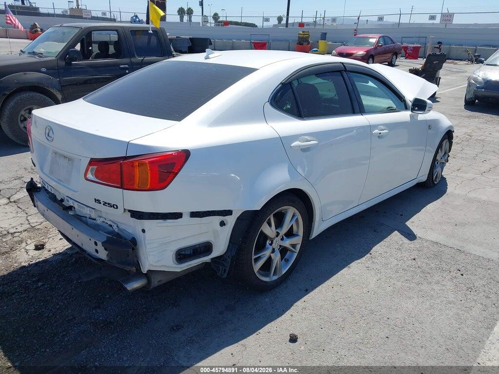 JTHBK262295102485 2009 LEXUS IS 250 photo no. 4