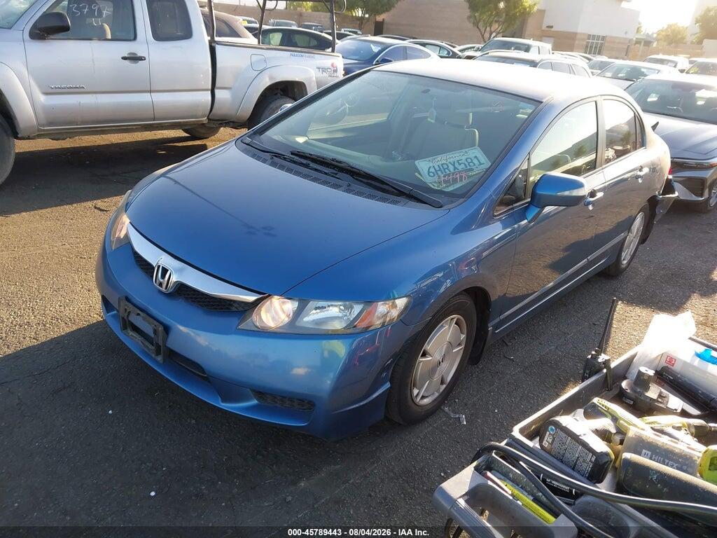 JHMFA36249S014498 2009 HONDA CIVIC HYBRID photo no. 2
