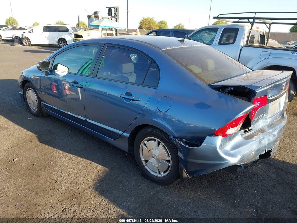 JHMFA36249S014498 2009 HONDA CIVIC HYBRID photo no. 3